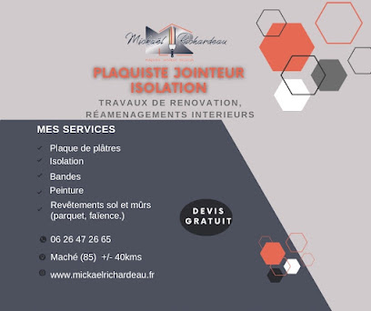 Mickaël Richardeau, Plaquiste Jointeur Plâtrier - Plaquiste à Maché