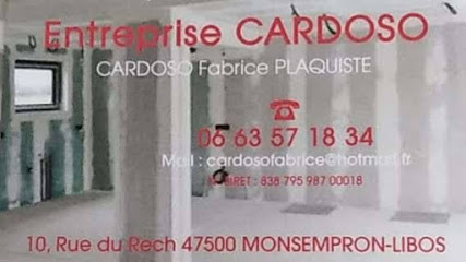 Entreprise Cardoso, Plâtrier - Plaquiste à Monsempron-Libos