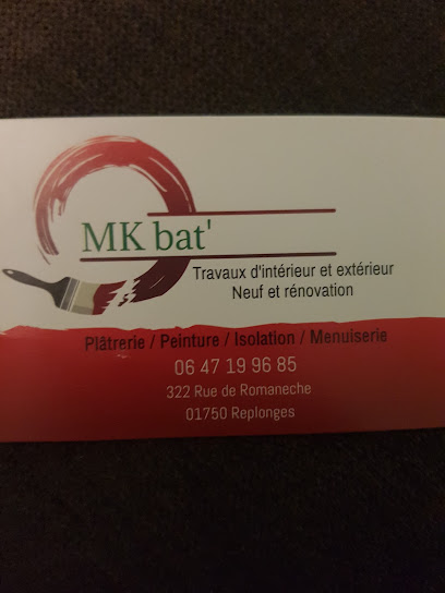 Mk Bat' Plâtrier - Plaquiste à Replonges